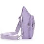Сумка Жіноча Текстиль поліамід бананка Jielshi 0879 l.purple