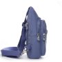 Сумка Текстиль бананка поліамід Jielshi 0879 blue