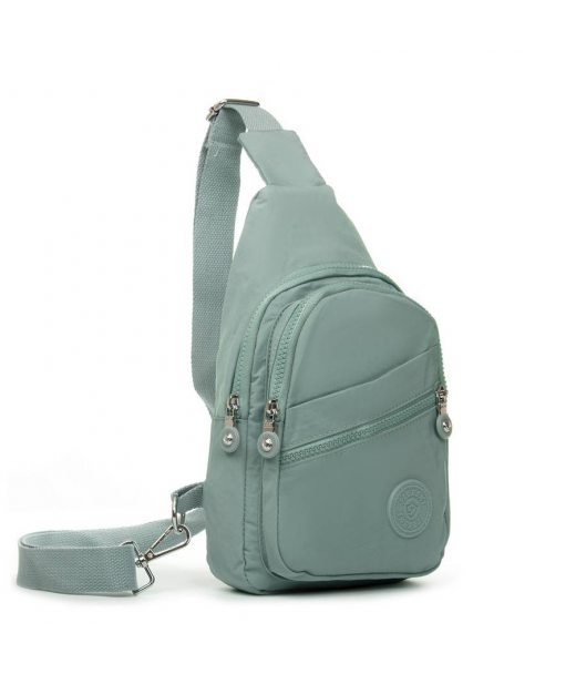 Сумка Женская Текстиль бананка полиамид Jielshi 0879 b.blue