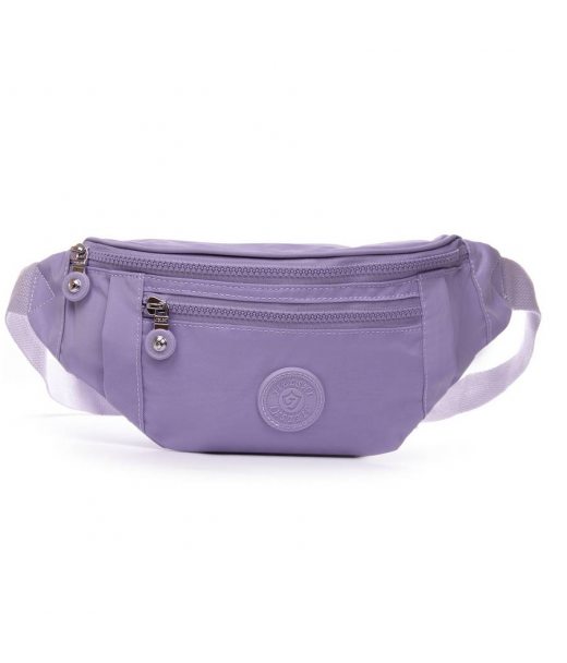 Сумка Женская Текстиль на пояс полиамид Jielshi C25 l.purple