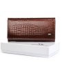 Кошелек LR Женский кожа-лак SERGIO TORRETTI FEW501 brown