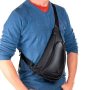 Сумка Мужская На Плечо кожа BRETTON 9186-68 black Сумка Мужская На Плечо кожа BRETTON 9186-68 black