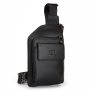 Сумка Мужская На Плечо кожа BRETTON 5601-5 black Сумка Мужская На Плечо кожа BRETTON 5601-5 black