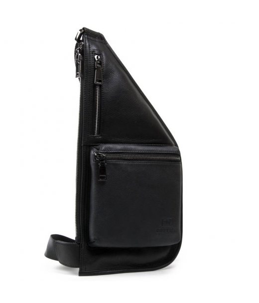 Сумка Мужская На Плечо кожа BRETTON BE 1006-6 black