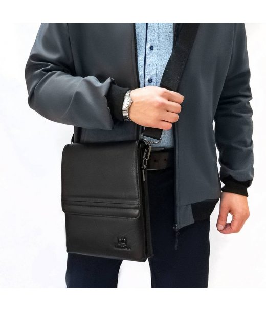 Сумка Мужская Планшет кожа BRETTON 5416-3 black