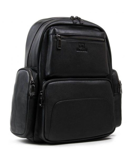 Рюкзак Городской кожаный BRETTON BE k1650-3 black Рюкзак Городской кожаный BRETTON BE k1650-3 black