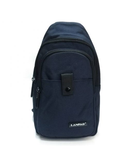 Сумка Чоловіча на плече нейлон Lanpad 63745 blue Сумка Чоловіча на плече нейлон Lanpad 63745 blue