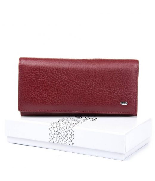 Кошелек Classic Женский кожа DR. BOND W501 wine-red