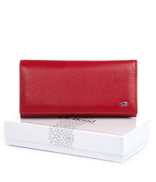 Кошелек Classic кожа DR. BOND W501-2 red