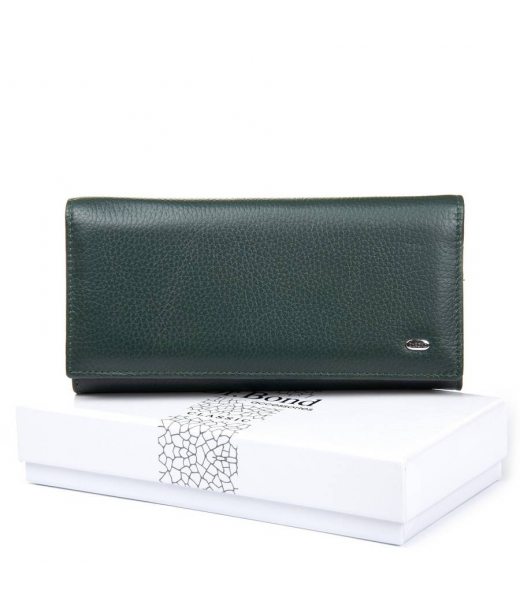 Кошелек Classic Женский кожа DR. BOND W501-2 green