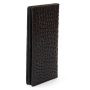 Кошелек BE Мужской кожа BRETTON 168-Q74 black croco