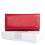 Гаманець BR Жіночий шкіряний DR. BOND W501-4 red-black