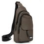 Сумка Чоловіча на плече нейлон Lanpad A4158 brown бол