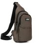 Сумка Чоловіча на плече нейлон Lanpad A4159 brown бол