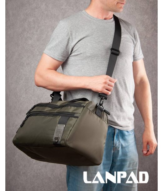 Сумка Дорожня Спорт нейлон Lanpad 3099 green