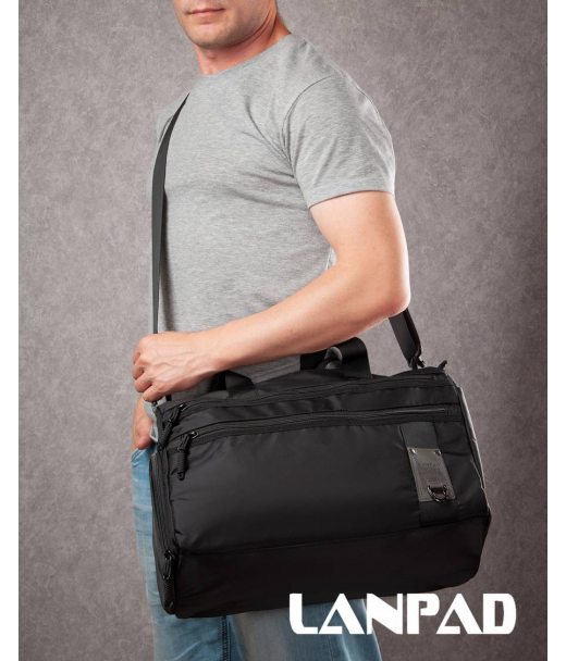 Сумка Дорожня Спорт нейлон Lanpad 3099 black