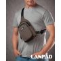 Сумка Чоловіча на плече нейлон Lanpad 86803 brown мал