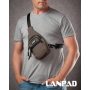 Сумка Чоловіча на плече нейлон Lanpad A65365 brown мал Сумка Чоловіча на плече нейлон Lanpad A65365 brown мал