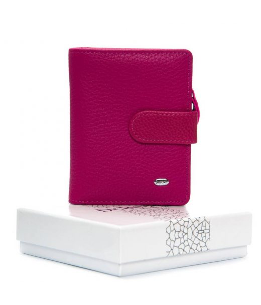 Гаманець шкіряний Bright Жіночий DR. BOND WS-32 plum-red