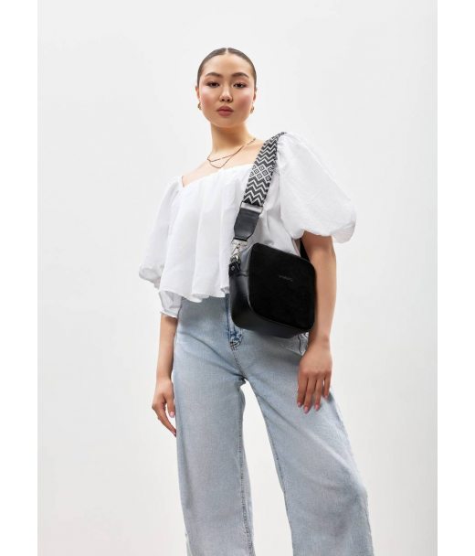 Жіноча сумка кроссбоді Sambag Frame чорна Жіноча сумка кроссбоді Sambag Frame чорна