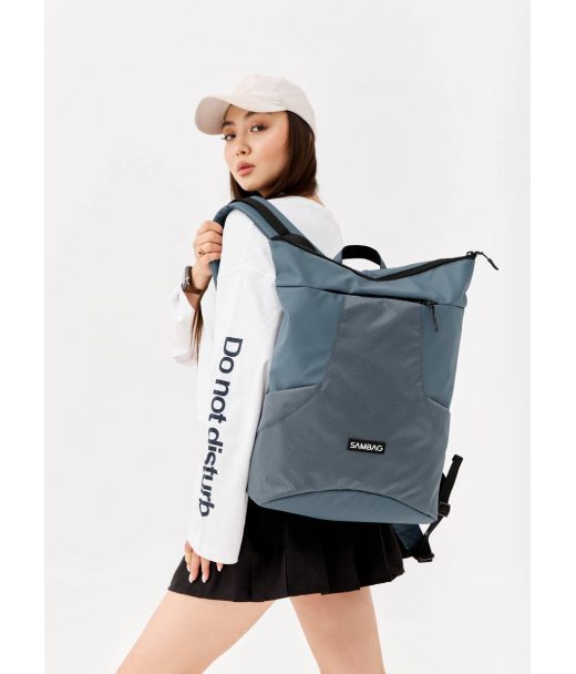 Жіночий рюкзак ролл Sambag RollTop X блакитний Жіночий рюкзак ролл Sambag RollTop X блакитний