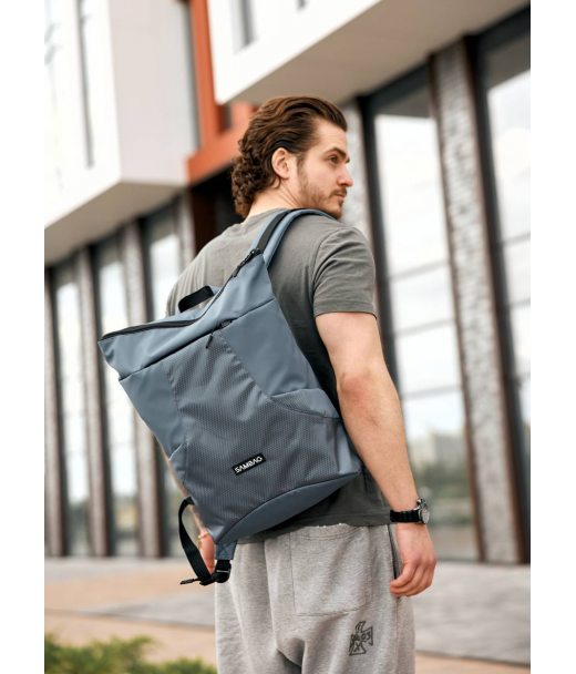 Мужской рюкзак ролл Sambag RollTop X голубой Мужской рюкзак ролл Sambag RollTop X голубой