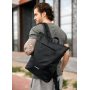 Чоловічий рюкзак ролл Sambag RollTop X чорний оксфорд