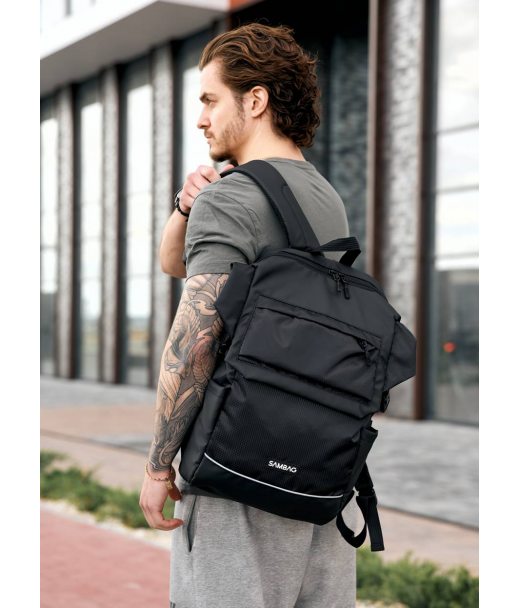 Чоловічий рюкзак Sambag Aura L чорний