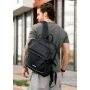 Чоловічий рюкзак Sambag Aura чорний оксфорд