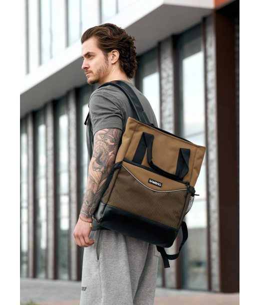 Мужская сумка-рюкзак Sambag Cargo орех Мужская сумка-рюкзак Sambag Cargo орех