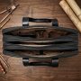 Чоловічий портфель з натуральної шкіри Tony Perotti Italico 7044-40 nero (90641) Чорний