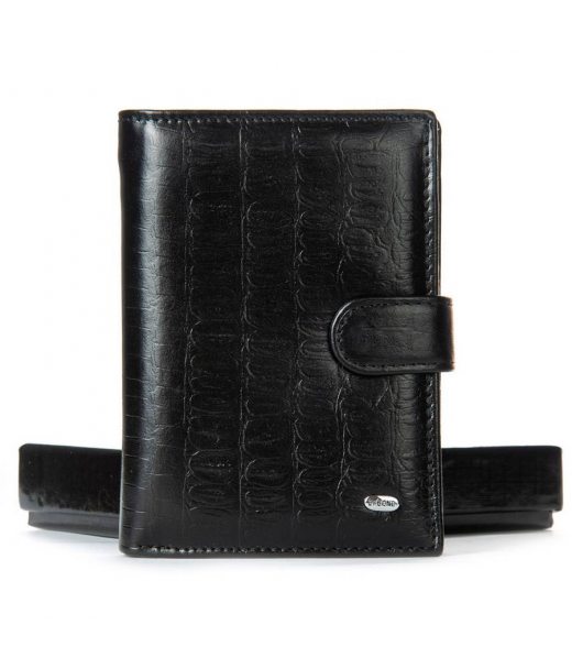Кошелек Classic Мужской croco кожа DR. BOND M1CR1 black Кошелек Classic Мужской croco кожа DR. BOND M1CR1 black
