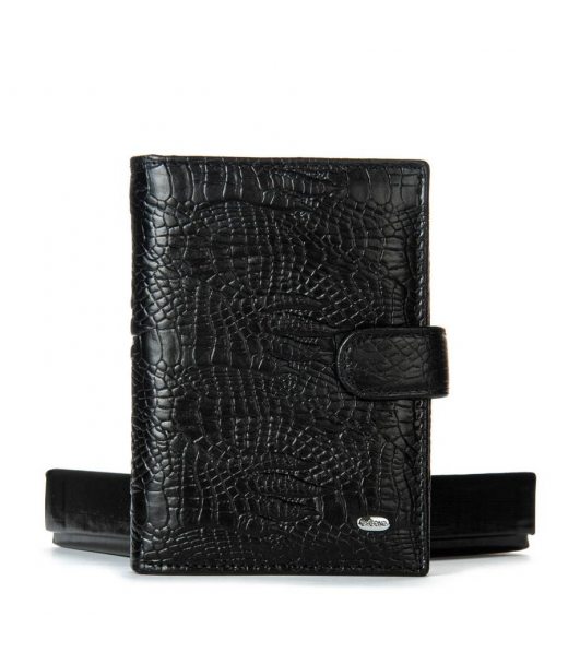 Кошелек Classic Мужской croco кожа DR. BOND M1CR2 black Кошелек Classic Мужской croco кожа DR. BOND M1CR2 black