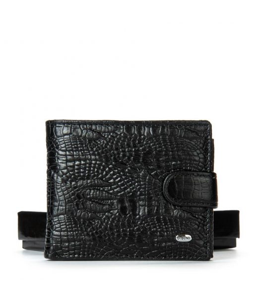 Кошелек Classic Мужской croco кожа DR. BOND M2CR2 black Кошелек Classic Мужской croco кожа DR. BOND M2CR2 black