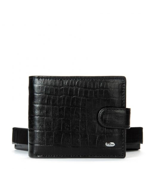 Кошелек Classic Мужской croco кожа DR. BOND M2CR1 black Кошелек Classic Мужской croco кожа DR. BOND M2CR1 black
