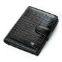 Кошелек Classic Мужской croco кожа DR. BOND M24CR1 black Кошелек Classic Мужской croco кожа DR. BOND M24CR1 black