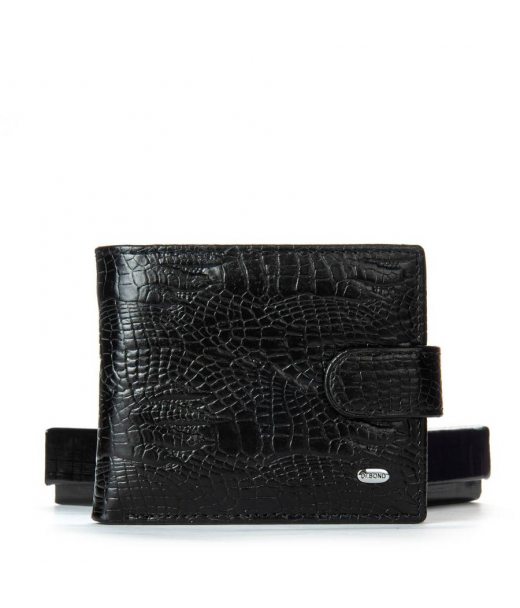 Кошелек Classic Мужской croco кожа DR. BOND M3CR2 black