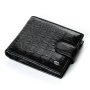 Кошелек Classic Мужской croco кожа DR. BOND M3CR1 black