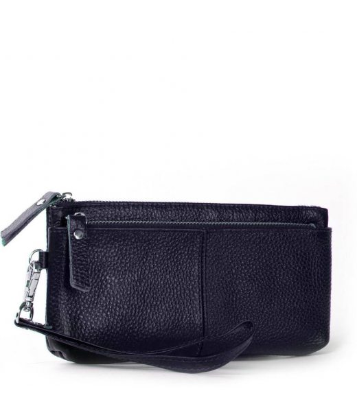 Косметичка кожа A-00276 navy Косметичка кожа A-00276 navy