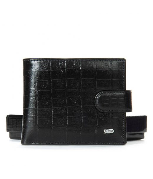 Кошелек Classic Мужской croco кожа DR. BOND M13-1CR1 black Кошелек Classic Мужской croco кожа DR. BOND M13-1CR1 black