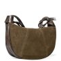 Сумка замшева Жіноча Класична ALEX RAI 3037 khaki