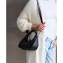 Шкіряна жіноча сумка Adel темно-синя страус WeLassie дешево