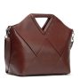 Сумка Шкіряна Жіноча Класична ALEX RAI 162-9 l.brown