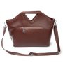 Сумка Шкіряна Жіноча Класична ALEX RAI 162-9 l.brown