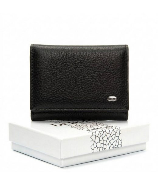 Кошелек BR Женский кожа DR. BOND WKM-1 black-bordo