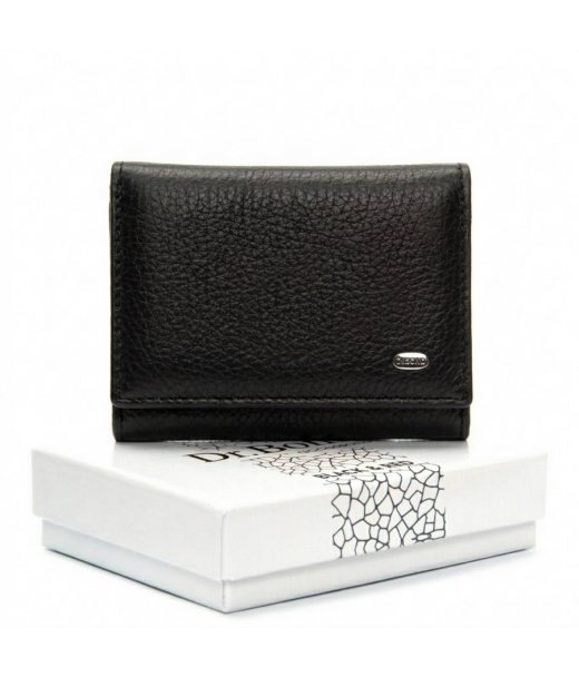 Кошелек BR Женский кожа DR. BOND WKM-1 black-red
