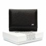 Кошелек BR Женский кожа DR. BOND WKM-1 black-red