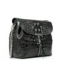 Сумка Женская Классическая кожа ALEX RAI 9342 black croco Сумка Женская Классическая кожа ALEX RAI 9342 black croco