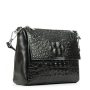 Сумка Женская Классическая кожа ALEX RAI 9822 black croco