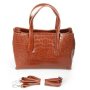Сумка Шкіряна Жіноча Класична ALEX RAI 8815 coffee croco